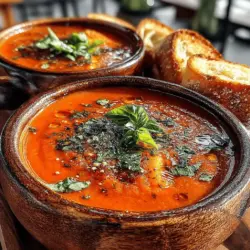 Velvety Tomato Basil Bliss: A Culinary Delight