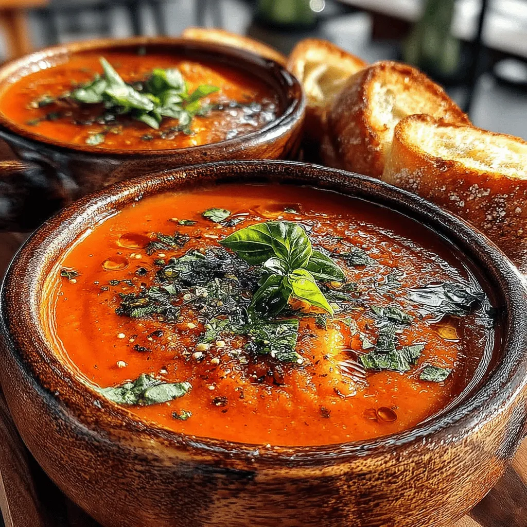 To create the perfect Velvety Tomato Basil Bliss, it’s essential to understand the key ingredients and their roles in building the soup's flavor profile and texture.