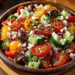 Mediterranean Bliss Orzo Salad