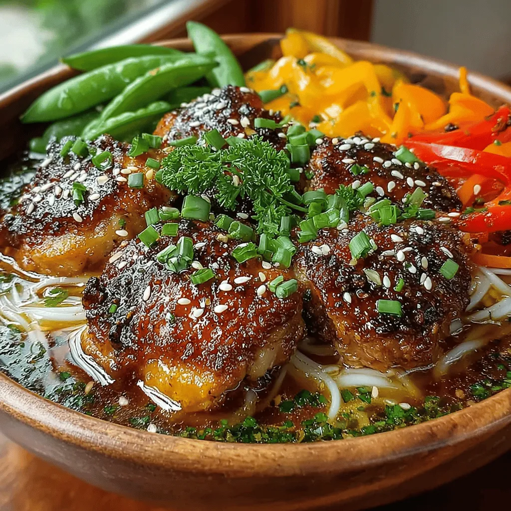 The Sticky Sesame Chicken and Noodle Bowl is a culinary delight that beautifully marries a variety of textures and flavors, offering a satisfying meal that is both comforting and vibrant. This dish features tender, marinated chicken that is complemented by a medley of fresh vegetables and perfectly cooked noodles, all enveloped in a luscious, sticky sauce. As the popularity of Asian-inspired recipes continues to grow in home kitchens across the globe, this bowl stands out as a fantastic option for weeknight dinners or meal prep. With its straightforward preparation and potential for customization, the Sticky Sesame Chicken and Noodle Bowl is an ideal meal for busy individuals or families looking to enjoy a flavorful and nutritious dish without spending hours in the kitchen.