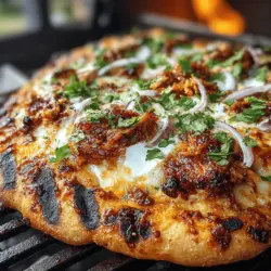 Grilled BBQ Chicken Pizza Recipe
