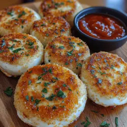 Crispy baked mozzarella rounds are a delightful treat that has garnered a loyal following among cheese lovers and snack enthusiasts alike. With their irresistible crunch and gooey, melty center, these bites of heaven can elevate any gathering, whether it’s a casual family dinner or a festive party. The appeal lies not just in their texture and flavor but also in their versatility; they can be served as an appetizer, a snack, or even a main dish when paired with a fresh salad or pasta.