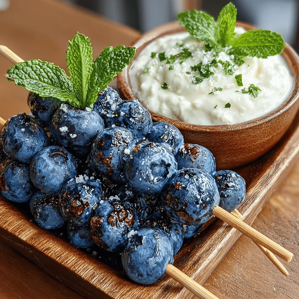 As the summer sun shines brightly, the call for refreshing and vibrant dishes becomes ever more compelling. Enter the Zesty Blueberry Skewers, an ideal treat that encapsulates the essence of summer gatherings. These delightful skewers not only boast a stunning presentation but also deliver a burst of flavor that will tantalize your taste buds. Whether you're hosting a backyard barbecue, a picnic in the park, or simply enjoying a sunny day at home, this recipe promises to be a crowd-pleaser.