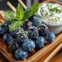 As the summer sun shines brightly, the call for refreshing and vibrant dishes becomes ever more compelling. Enter the Zesty Blueberry Skewers, an ideal treat that encapsulates the essence of summer gatherings. These delightful skewers not only boast a stunning presentation but also deliver a burst of flavor that will tantalize your taste buds. Whether you're hosting a backyard barbecue, a picnic in the park, or simply enjoying a sunny day at home, this recipe promises to be a crowd-pleaser.