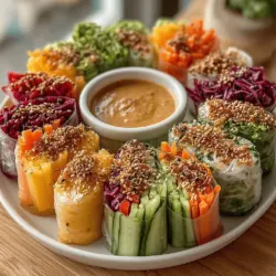 Summer rolls, also known as fresh spring rolls, are a delightful dish that embodies the essence of healthy eating. Originating from Southeast Asia, these rolls have gained international popularity due to their refreshing taste, vibrant colors, and versatility. They serve as a perfect appetizer or a light meal, providing a burst of nutrition with each bite. The appeal of summer rolls lies not only in their freshness but also in the way they celebrate an array of colorful ingredients, making them visually enticing and perfect for any occasion.
