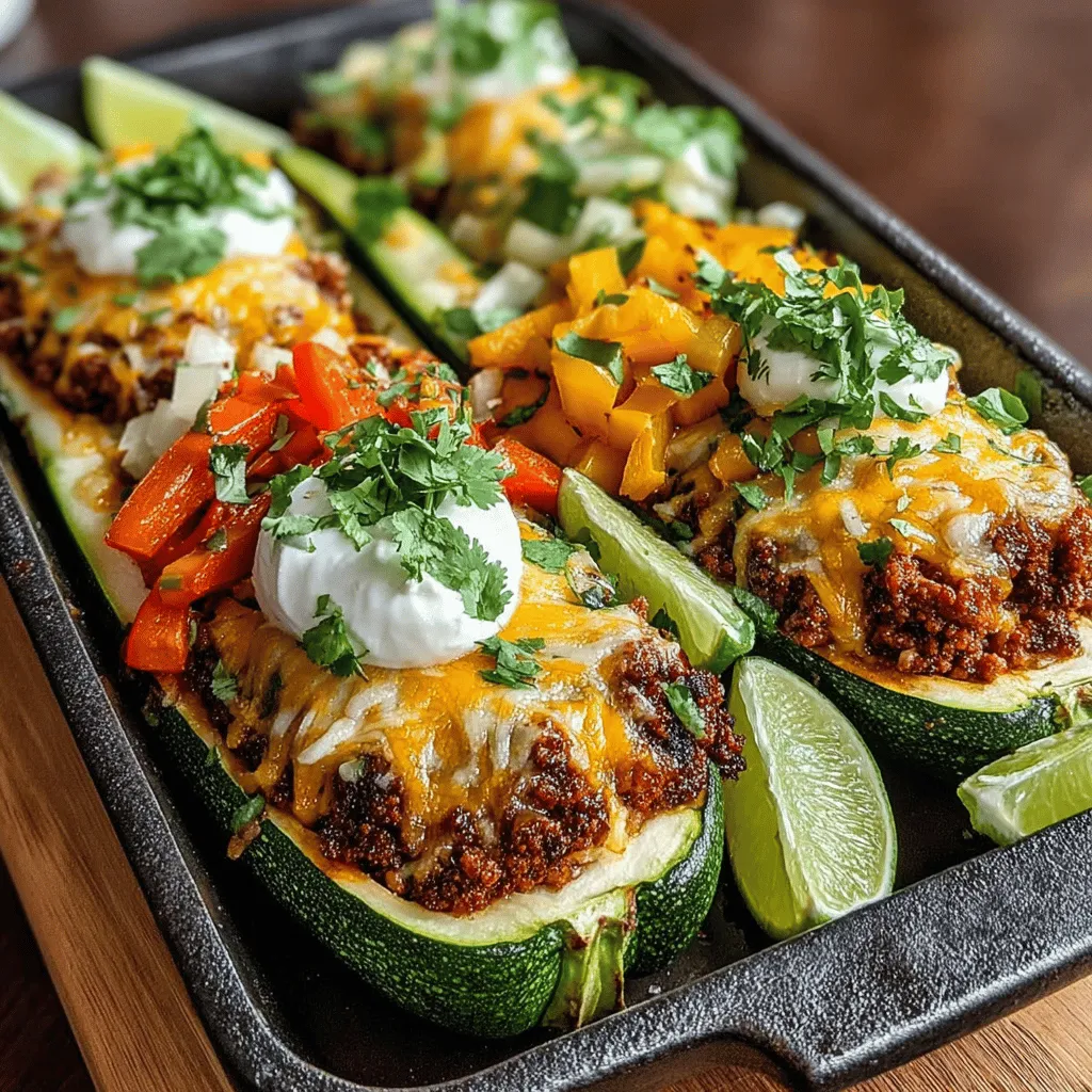 A key component of any great dish lies in its ingredients. Zesty Zucchini Taco Boats boast a range of nutritious components that not only enhance flavor but also contribute various health benefits.