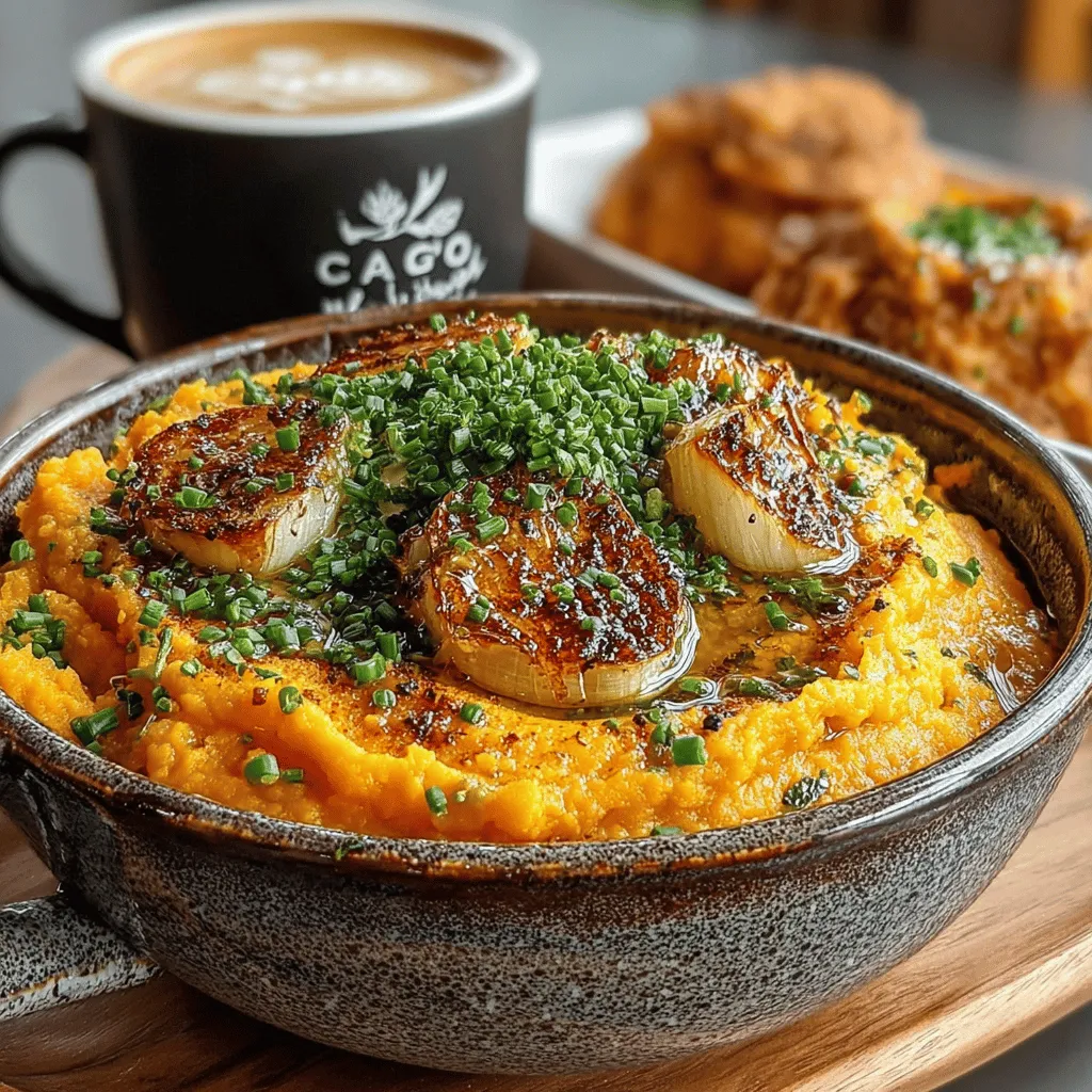 When it comes to comfort food, few dishes evoke feelings of warmth and satisfaction quite like mashed sweet potatoes. Their natural sweetness, creamy texture, and vibrant color make them a favorite side dish for any occasion, from holiday feasts to everyday meals. But take this classic dish a step further by infusing it with the rich, aromatic flavor of roasted garlic, and you have a culinary masterpiece that elevates the humble sweet potato into a gourmet experience. This recipe for Roasted Garlic Mashed Sweet Potatoes not only tantalizes the taste buds but also nourishes the body, making it a perfect addition to your balanced diet.