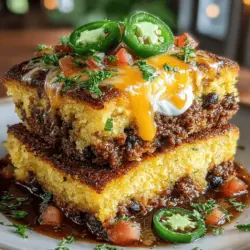 Tex-Mex Cornbread Enchilada Casserole
