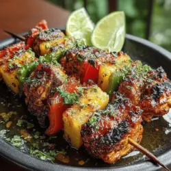 Tropical Bliss Pineapple Chicken Skewers