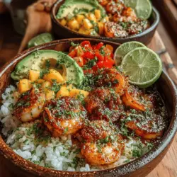Shrimp & Mango Rice Bowls: A Flavorful Delight