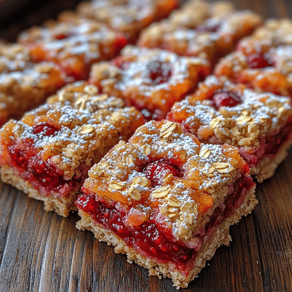 Sweet Raspberry Oat Crumble Bars are a delectable treat that perfectly balances the tartness of fresh raspberries with the sweetness of a crunchy oat topping. This delightful dessert serves as an ideal choice for any occasion—whether you’re hosting a gathering, indulging in an afternoon snack, or looking for a wholesome option to satisfy your sweet tooth. The beauty of this recipe lies not only in its flavor but also in its simplicity; with just a few wholesome ingredients, you can create a batch of bars that are sure to impress friends and family alike.
