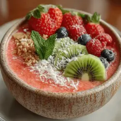 Refreshing Watermelon Bliss Smoothie Bowl Recipe