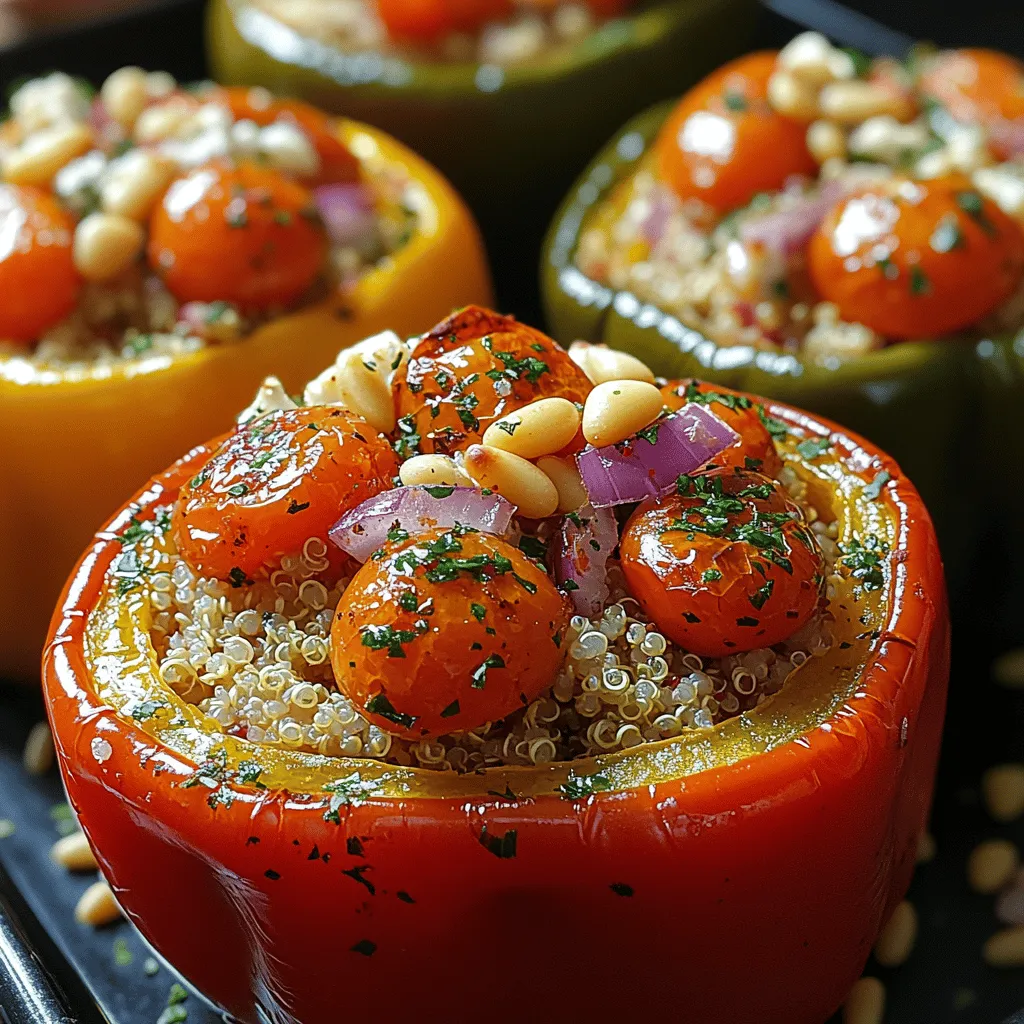 Herbed Feta Stuffed Peppers are a culinary masterpiece that beautifully marries vibrant flavors with a host of health benefits. This dish, often found in Mediterranean cuisine, highlights the rich and tangy taste of feta cheese, combined with an array of fresh herbs and spices, all encased in colorful bell peppers. Not only do these stuffed peppers offer a feast for the eyes, but they also serve as a wholesome meal packed with nutrients, making them an ideal choice for both casual weeknight dinners and more formal gatherings.