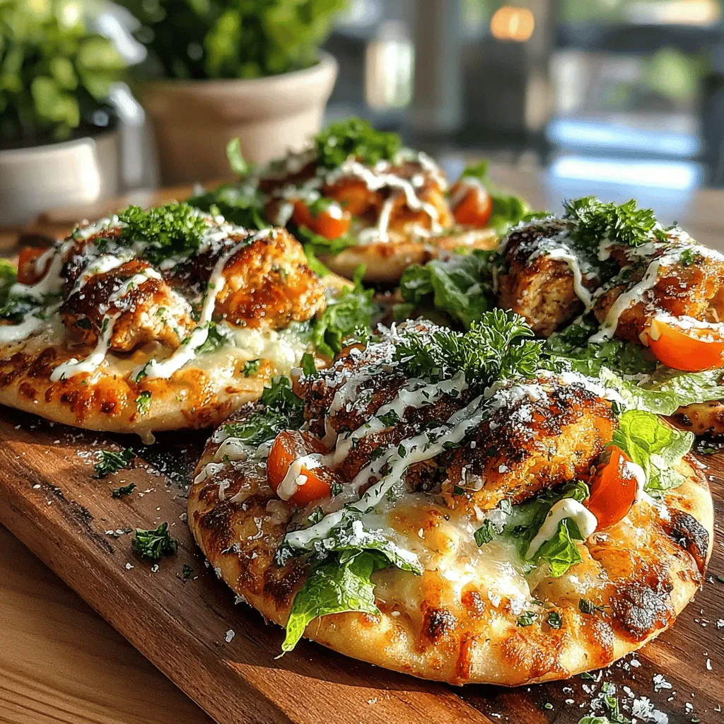 The culinary world is rich with innovative recipes that breathe new life into classic dishes. One such creation is the Crispy Garlic Chicken Caesar Pita Pizza, a delightful fusion that marries the fresh, zesty notes of a traditional Caesar salad with the comforting, cheesy goodness of pizza. This easy-to-make dish is perfect for busy weeknights, casual gatherings, or whenever you crave something delicious yet simple to prepare.