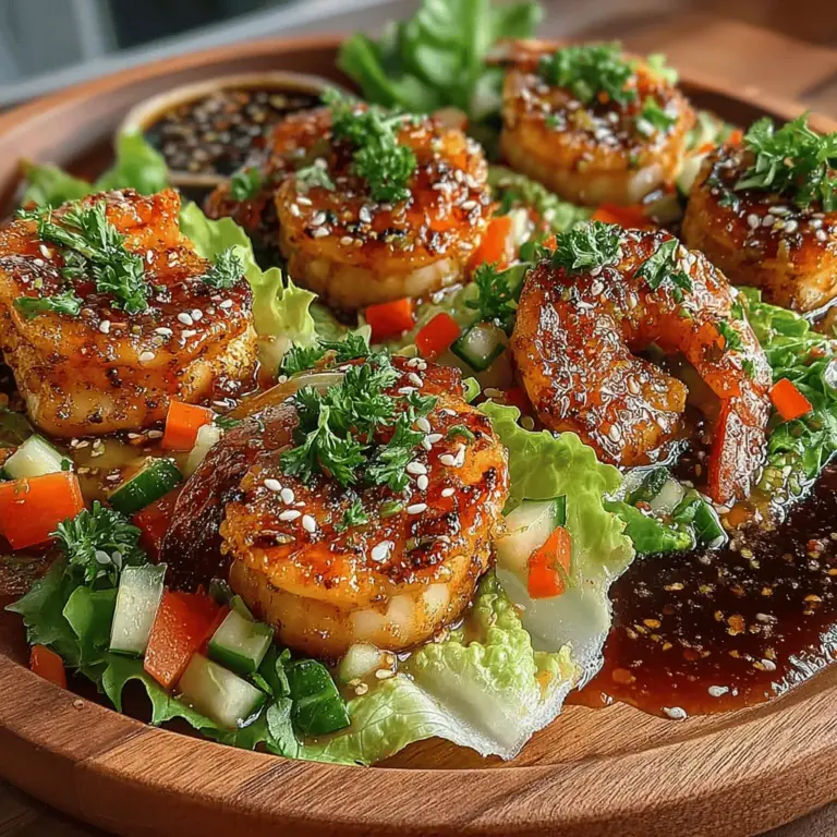 Delight in the fresh and vibrant flavors of Shrimp Lettuce Wraps with Watermelon Glaze, a perfect dish for warm weather or entertaining guests. This recipe combines succulent shrimp marinated in aromatic ingredients with a sweet and tangy watermelon glaze, all wrapped in crisp lettuce. Whether you’re looking for a light meal or a stunning appetizer, these wraps are sure to impress. In this article, we’ll explore the ingredients, preparation steps, and the exciting flavors that make this dish a must-try.