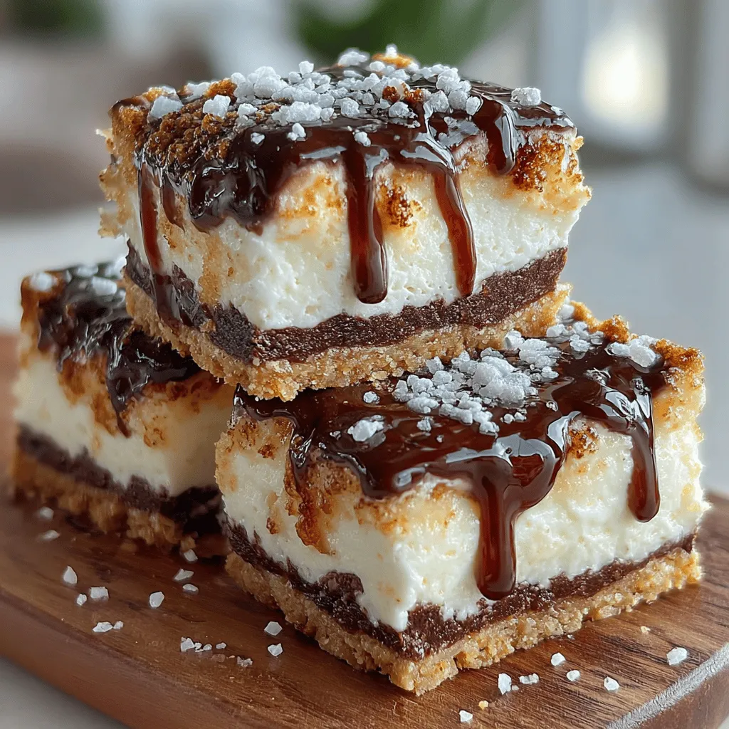 Before you begin crafting your no-bake s'mores bars, it’s essential to line your baking dish with parchment paper. This simple step ensures that the bars release effortlessly once they’ve set. Parchment paper acts as a barrier between the sticky mixture and the dish, allowing for clean edges and smooth removal. When ready to slice your bars, simply lift the parchment paper out of the dish, making cleanup a breeze.