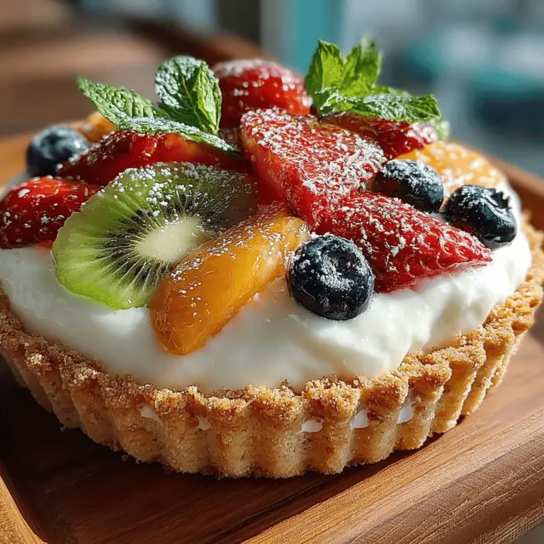 As the warm sun shines brightly and the days grow longer, summer invites us to indulge in the freshest fruits of the season. One of the most delightful ways to celebrate this bountiful harvest is by creating a Sun-Kissed No-Bake Summer Fruit Tart. This exquisite dessert combines a creamy filling, a buttery graham cracker crust, and a vibrant array of seasonal fruits, making it a show-stopper for any summer gathering. Not only is this tart a feast for the eyes, but it also tantalizes the taste buds with its harmonious blend of flavors and textures.