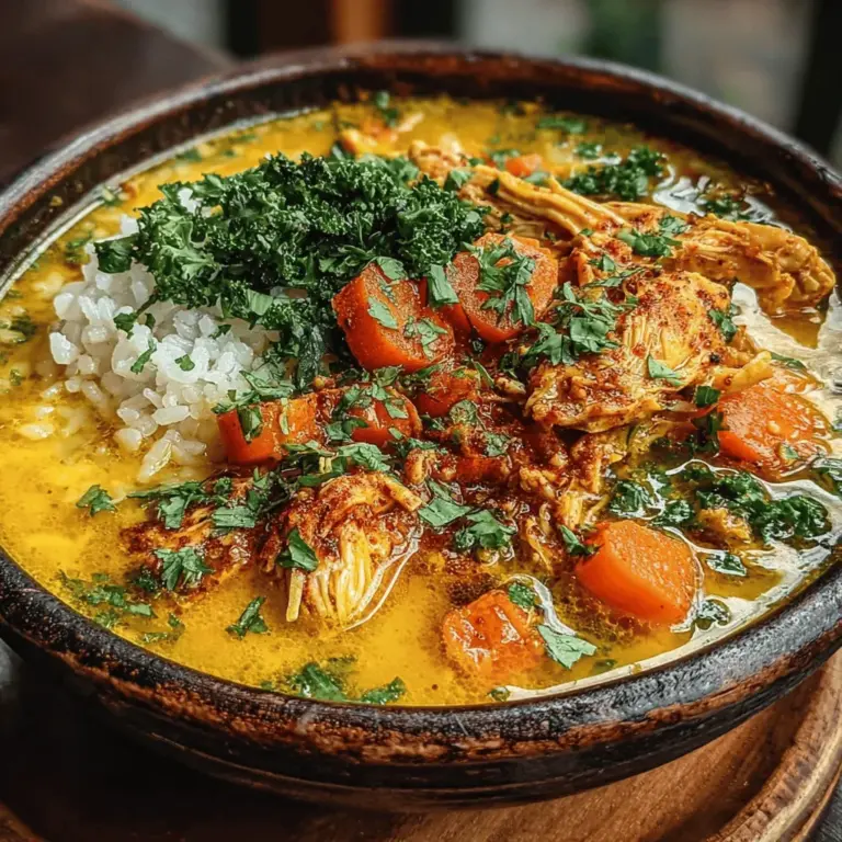 To achieve a deeper, more robust flavor in your Golden Turmeric Chicken Rice Soup, toasting your spices is a crucial step. Begin by preheating your skillet over medium heat. Once it's hot, add your ground turmeric, cumin, coriander, and any other spices you've chosen. Toast them for about 2-3 minutes, stirring constantly to prevent burning. You'll know the spices are ready when they release their aromatic scents, which will fill your kitchen and elevate the overall flavor of the soup. This simple technique enhances the natural oils in the spices, intensifying their warmth and richness in your dish.