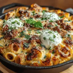 Baked Spinach and Sausage Ziti: A Culinary Delight
