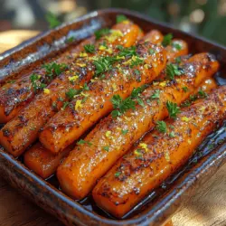 Citrus Honey Glazed Carrots: A Sweet and Savory Delight