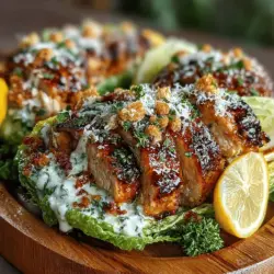 Grilled Chicken Caesar Lettuce Wraps