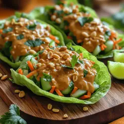 Thai cuisine is renowned for its vibrant flavors, aromatic ingredients, and a perfect balance of sweet, sour, salty, and spicy elements. Each dish tells a story through its combination of ingredients that tantalize the taste buds and nourish the body. One such dish that encapsulates these qualities is the Crunchy Thai Peanut Slaw Wraps. Not only does this recipe offer a delightful medley of textures and flavors, but it also stands out as a healthy and easy-to-make option for any meal.