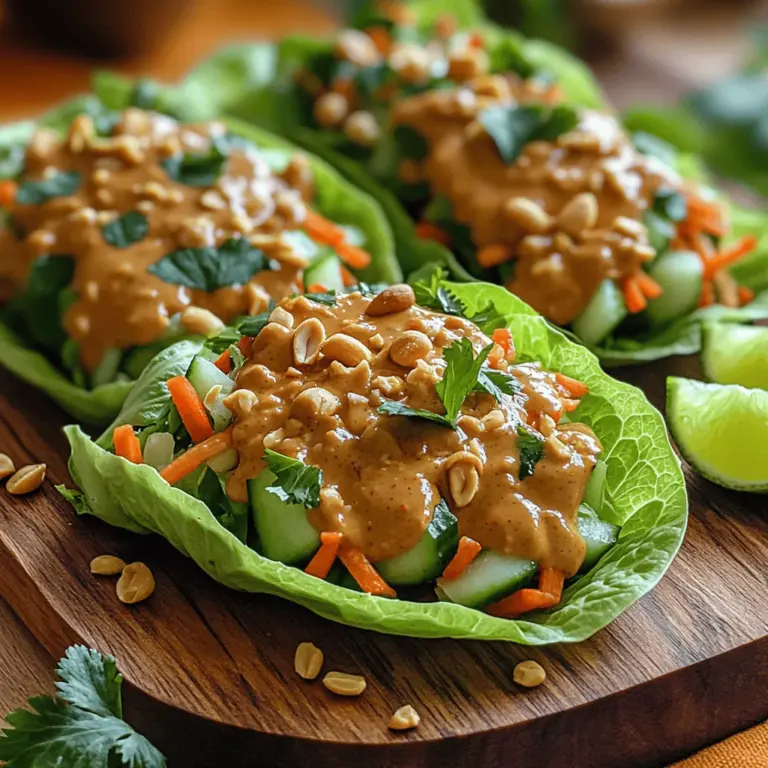 Thai cuisine is renowned for its vibrant flavors, aromatic ingredients, and a perfect balance of sweet, sour, salty, and spicy elements. Each dish tells a story through its combination of ingredients that tantalize the taste buds and nourish the body. One such dish that encapsulates these qualities is the Crunchy Thai Peanut Slaw Wraps. Not only does this recipe offer a delightful medley of textures and flavors, but it also stands out as a healthy and easy-to-make option for any meal.