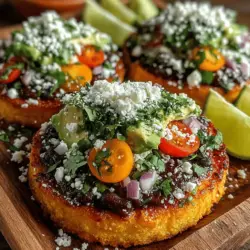 Crispy Black Bean & Quinoa Tostadas