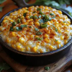 The Cheesy Jalapeño Corn Skillet is a delightful dish that embodies the perfect harmony of flavors and textures. This vibrant creation combines the sweetness of fresh corn with the creamy richness of cheese and a hint of heat from jalapeños, making it an irresistible choice for any meal. Whether served as a side dish at a summer barbecue or as a comforting appetizer for your next gathering, this skillet recipe is sure to please a crowd and leave them coming back for seconds.