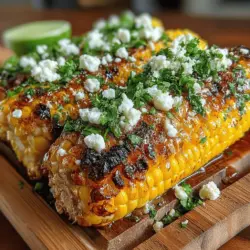 To achieve the perfect smoky grilled corn, it’s essential to prepare your grill correctly. Start by preheating your grill to medium-high heat, which typically ranges from 375°F to 450°F. If you are using a gas grill, turn on all burners and allow it to heat for about 10-15 minutes with the lid closed. For charcoal grills, arrange the coals in a two-zone setup, allowing for direct and indirect heat.