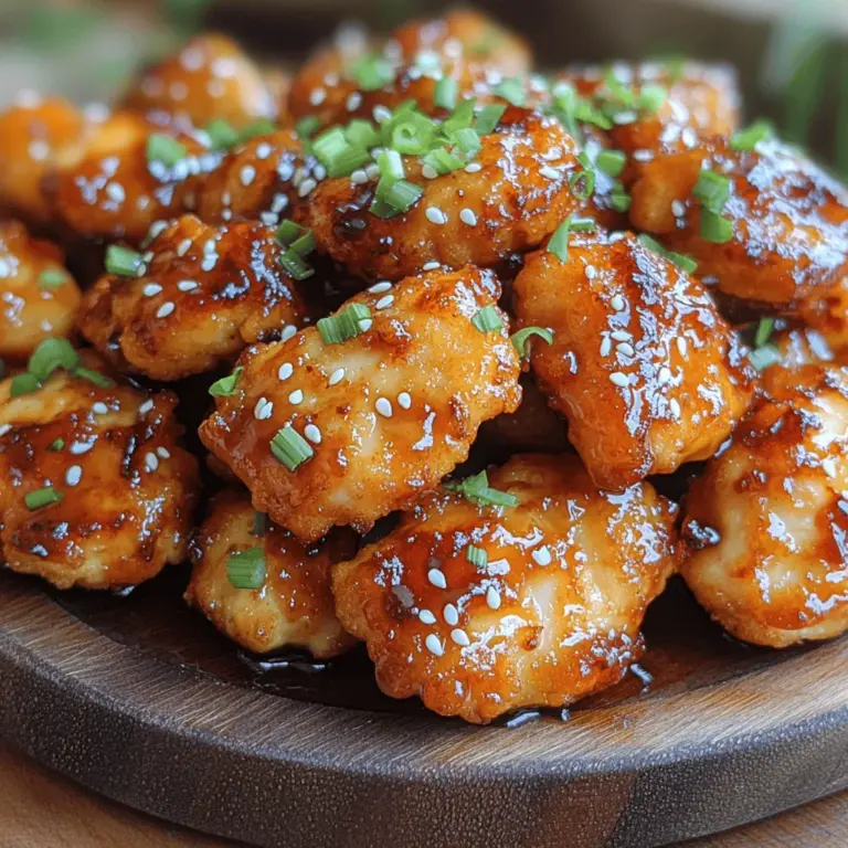 In the realm of culinary delights, few dishes encapsulate the perfect blend of flavor and texture like Sweet & Savory Crisp Teriyaki Chicken Bites. This dish brings together tender morsels of chicken cloaked in a light, crispy batter, all bathed in a homemade teriyaki sauce that masterfully balances sweetness and savory notes. Whether you're planning a family dinner or looking for an appetizer that will impress your guests, these chicken bites are sure to be a hit. Not only are they easy to prepare, but they also offer a delightful way to enjoy Asian-inspired cuisine right in the comfort of your kitchen.