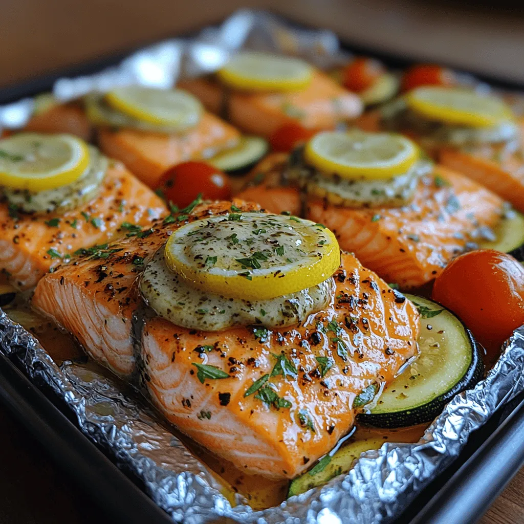 When preparing Herb Garlic Butter Salmon Foil, balancing the vegetable-to-salmon ratio is essential for creating a complete, nutritious meal. A good rule of thumb is to include approximately one cup of vegetables for every fillet of salmon. This not only enhances the flavor profile but also provides complementary textures and nutrients.