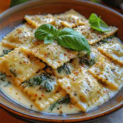 Creamy Spinach Cheese Ravioli: A Culinary Delight
