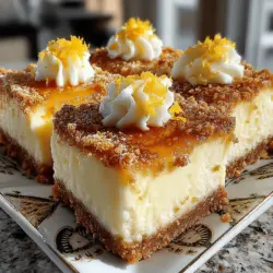 When the warm weather rolls in, the craving for refreshing desserts hits hard. Summer is the perfect time to indulge in light, zesty treats that not only satisfy your sweet tooth but also keep you cool. Among the myriad of options, Zesty Frozen Lemon Cheesecake Bars stand out as an ideal no-bake dessert. Their bright, citrusy flavor and creamy texture make them a favorite for gatherings, barbecues, or simply enjoying on a sunny afternoon. This delightful recipe is not only easy to prepare but also promises to be a showstopper at any summer event.