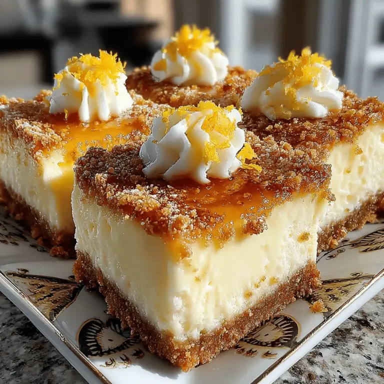 When the warm weather rolls in, the craving for refreshing desserts hits hard. Summer is the perfect time to indulge in light, zesty treats that not only satisfy your sweet tooth but also keep you cool. Among the myriad of options, Zesty Frozen Lemon Cheesecake Bars stand out as an ideal no-bake dessert. Their bright, citrusy flavor and creamy texture make them a favorite for gatherings, barbecues, or simply enjoying on a sunny afternoon. This delightful recipe is not only easy to prepare but also promises to be a showstopper at any summer event.