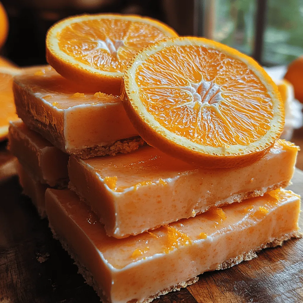 As the days grow longer and the sun shines brighter, the allure of a refreshing summer treat becomes irresistible. Enter the Silky Orange Creamsicle Bars—an indulgent yet wholesome dessert that captures the essence of summer in every bite. With their vibrant orange hue and creamy texture, these bars are not only a visual delight but also a tantalizing combination of flavors that perfectly balance sweetness and tang. Whether you're hosting a summer soirée, enjoying a family gathering, or simply seeking a delightful everyday dessert, these creamsicle bars are sure to impress.