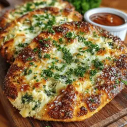 In the world of appetizers and comfort foods, few dishes can compete with the creamy, cheesy delight of Cheesy Spinach Artichoke Flatbread Melts. This recipe combines the rich flavors of spinach and artichokes with a blend of cheeses, all nestled on a crispy flatbread base. Perfect as a snack, appetizer, or even a light meal, these flatbread melts are sure to please any crowd. Their warm, gooey texture paired with the crunch of the flatbread makes them a standout choice for gatherings or a cozy night in.