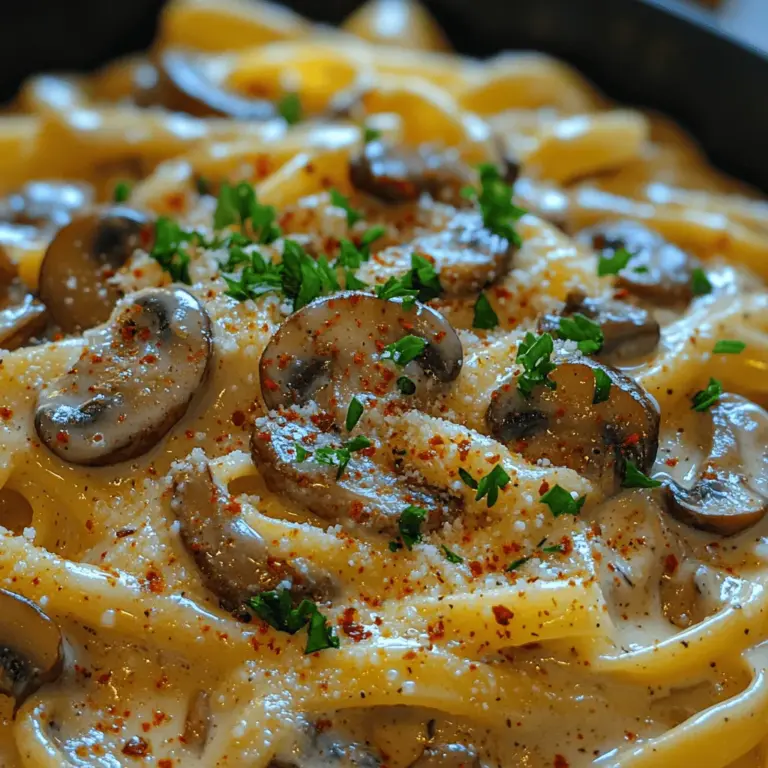 When it comes to comfort food, few dishes can rival the rich and savory experience of creamy mushroom garlic pasta. This delectable recipe captures the essence of warmth and satisfaction in every bite, making it an ideal choice for a cozy weeknight dinner or an impressive dish for a special gathering. The creamy sauce combined with the earthy flavor of mushrooms and the aromatic kick of garlic creates a harmonious blend that appeals to both the palate and the soul.