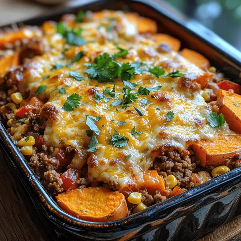 When the temperatures drop and the days grow shorter, there’s nothing quite like the warmth of a homemade meal to bring comfort and satisfaction. The Cozy Sweet Potato & Turkey Bake is a perfect embodiment of this sentiment—a delightful dish that combines wholesome ingredients, rich flavors, and the nostalgic feel of home-cooked comfort food. Ideal for family dinners, cozy gatherings, or even meal prep for the week ahead, this recipe is designed to nourish both body and soul.