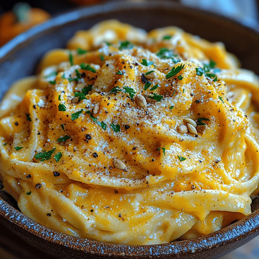 As the leaves turn vibrant shades of orange and gold, the culinary world embraces the cozy flavors of autumn. One dish that beautifully encapsulates this seasonal transition is the Autumn Harvest Creamy Pumpkin Alfredo Pasta. This comforting meal not only highlights the rich, earthy flavors of pumpkin but also brings together the indulgence of a classic Alfredo sauce, creating a harmonious blend that is perfect for chilly evenings.