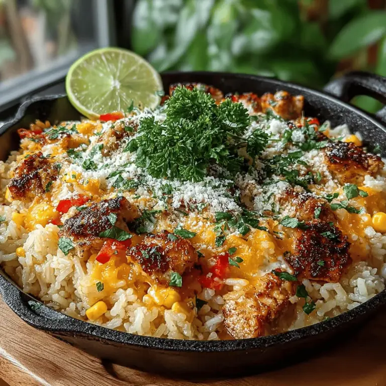 In the realm of weeknight dinners, few dishes can compete with the charm of an Easy Chicken & Corn Rice Skillet. This one-pan meal marries tender chicken with sweet corn and fluffy rice, creating a delightful culinary experience that’s not only simple to prepare but also incredibly satisfying. Whether you’re a busy parent juggling work and family or a novice cook looking to expand your repertoire, this recipe offers a nourishing and flavorful solution for dinner.
