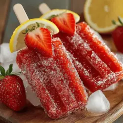 As summer approaches and temperatures rise, there's nothing quite like the joy of a refreshing popsicle to cool you down. Homemade popsicles have gained immense popularity in recent years, offering a delightful way to beat the heat with creative flavors and healthier ingredients. Among the myriad of options available, Zesty Strawberry Lemonade Popsicles stand out as a perfect choice, combining the sweetness of ripe strawberries with the tangy zest of fresh lemons. This recipe not only tantalizes the taste buds but also provides a quick and easy way to enjoy a homemade treat that can be customized to suit your personal preferences.