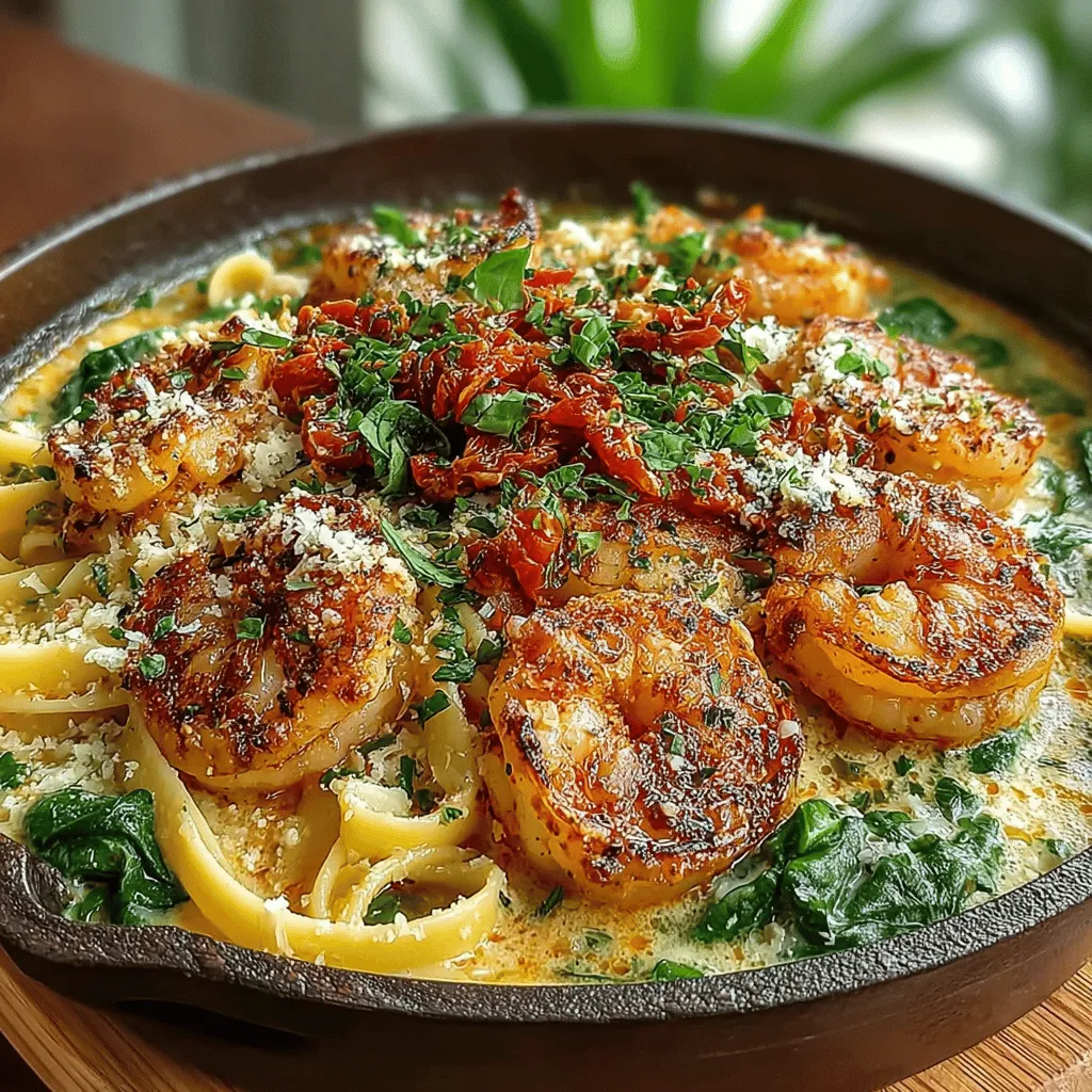 When it comes to pasta dishes that effortlessly combine rich flavors with a satisfying texture, Creamy Sun-Dried Tomato Shrimp Pasta stands out as a true culinary gem. This dish weaves together the succulent taste of shrimp with the tangy sweetness of sun-dried tomatoes, all enveloped in a luscious cream sauce. Whether you're preparing a weeknight dinner for the family or looking to impress guests at a dinner party, this pasta recipe is versatile enough to shine on any occasion.