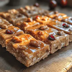 Sweet Maple Walnut Oat Bars