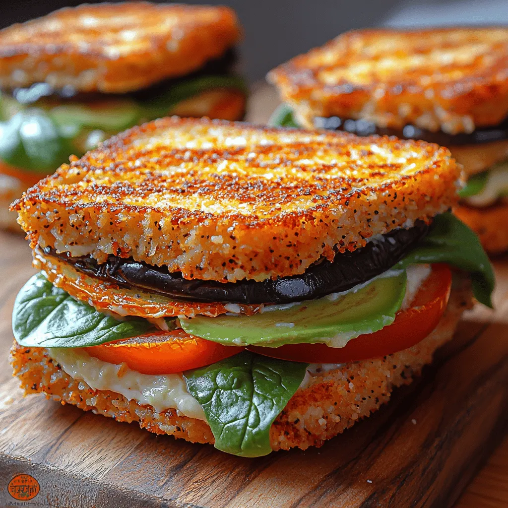 Crispy Eggplant Sandwich Slices offer a delightful culinary experience that bridges the gap between comfort food and health-conscious eating. This recipe transforms the often-overlooked eggplant into a crispy, savory filling that can satisfy both vegetarians and meat-lovers alike. With its unique texture and ability to absorb flavors, eggplant becomes a star ingredient in this sandwich, creating a meal that is not only delicious but also loaded with nutrients. Perfect for a quick lunch or a light dinner, these crispy slices bring a burst of flavor to your table.
