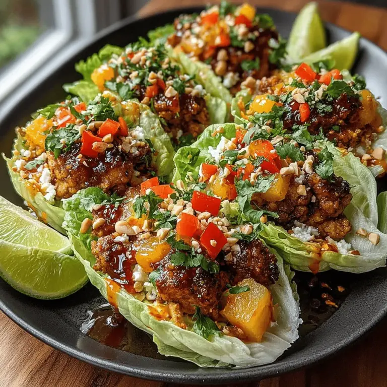 In recent years, the culinary world has witnessed a delightful surge in the popularity of lettuce wraps, captivating food enthusiasts and health-conscious eaters alike. These versatile creations are not only visually appealing but also serve as a refreshing alternative to traditional wraps and tortillas. Among the myriad of variations available, Sizzling Sweet Chili Chicken Lettuce Wraps stand out for their perfect fusion of flavors and textures, making them an ideal choice for a quick weeknight dinner or an impressive party appetizer.
