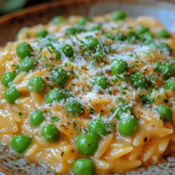 Creamy Parmesan Orzo with Peas: A Detailed Cooking Guide