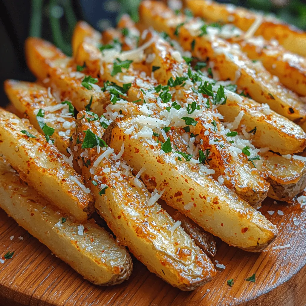 Crispy Garlic Parmesan Fries are not just a side dish; they are an experience that elevates any meal to new heights. Imagine biting into a perfectly cooked fry that boasts a crunchy exterior, yielding to a fluffy interior, all infused with the rich flavors of garlic and enhanced by the savory taste of freshly grated Parmesan cheese. Whether you are hosting a gathering, enjoying a casual family dinner, or simply indulging in a late-night snack, these fries are the ultimate comfort food that never fails to impress.