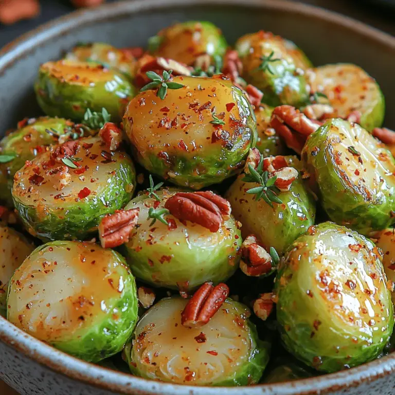 Brussels sprouts have long been hailed as a powerhouse of nutrition, making them a popular choice for health-conscious eaters. These small, leafy green vegetables belong to the cruciferous family, which also includes kale, broccoli, and cabbage. Packed with vitamins, minerals, and antioxidants, Brussels sprouts are not only good for you but can also be incredibly delicious when prepared properly. One of the most delightful ways to enjoy these nutritious gems is through the Sweet Maple Glazed Brussels Sprouts recipe, a dish that perfectly balances sweet and savory flavors.