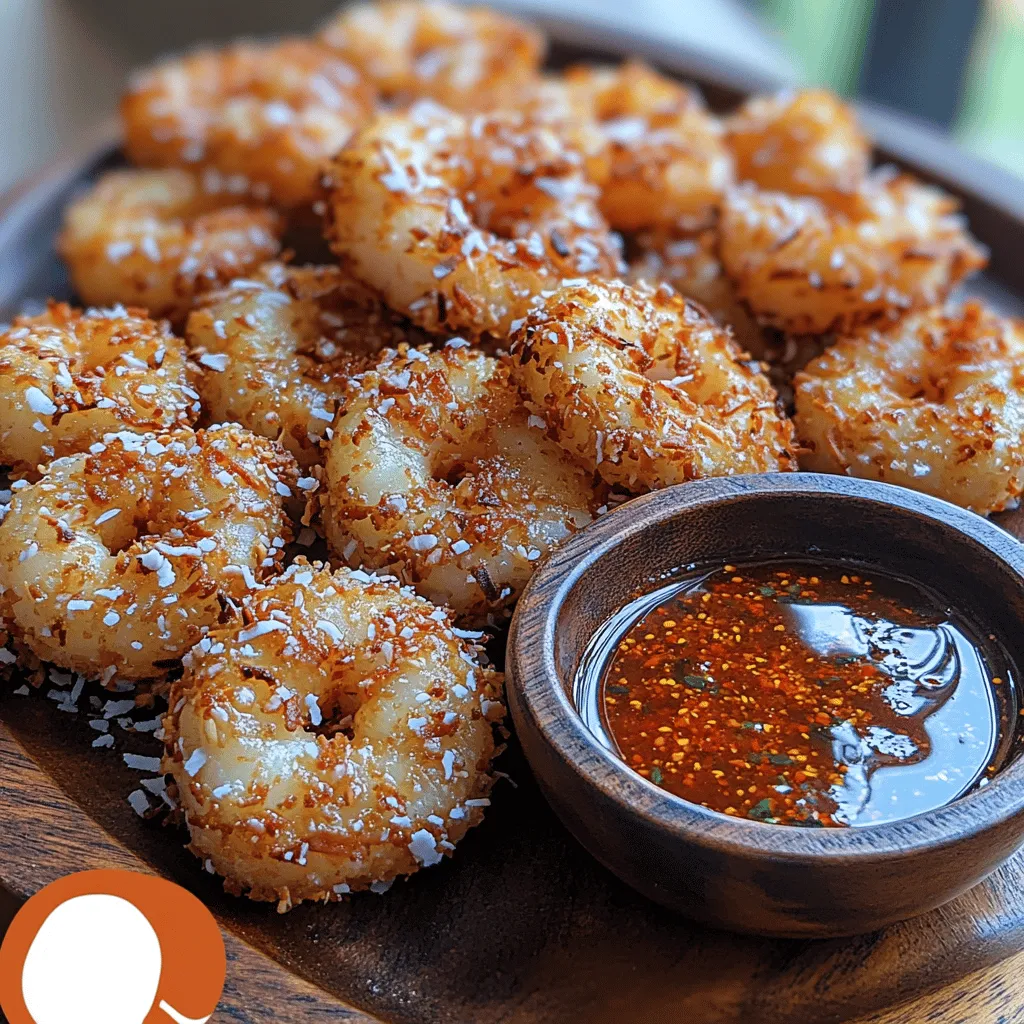 Golden Coconut Shrimp with Chili Honey Dip is a captivating dish that perfectly marries the succulent flavor of shrimp with a light, crispy coconut coating, complemented by a sweet and spicy chili honey dip. This recipe not only offers a delightful taste experience but also presents beautifully, making it an ideal choice for entertaining guests or enjoying a cozy night in. The combination of textures and flavors—from the crunch of the coconut coating to the warmth of the chili dip—creates an explosion of taste that is sure to impress.